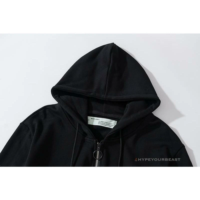 Off White Hoodie Black Sail 2 Off White Hoodie Black Sail - Image 2