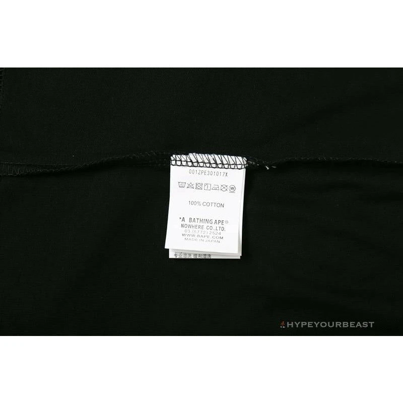 BAPE Blue Ape Head Green Storm Tee Shirt 'BLACK' 15 BAPE Blue Ape Head Green Storm Tee Shirt 'BLACK' - Image 15