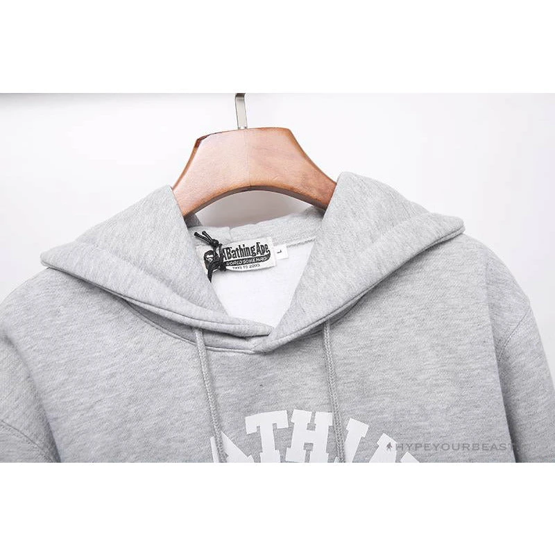 BAPE X Bathing Ape Head Hoodie 'GREY' 3 BAPE X Bathing Ape Head Hoodie 'GREY' - Image 3