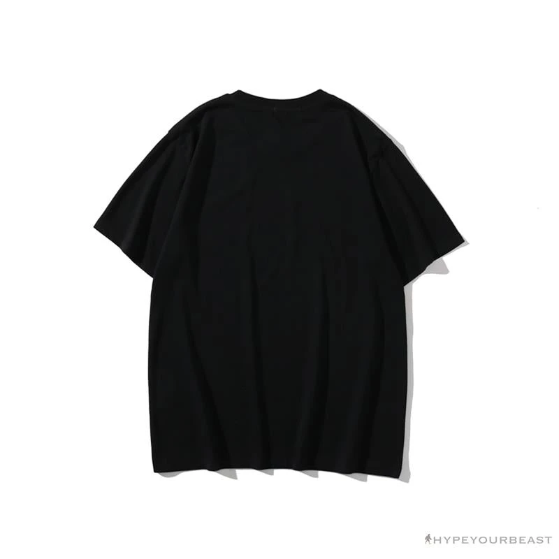 BAPE Violent Bear Color Stitching Tee Shirt 'BLACK' 2 BAPE Violent Bear Color Stitching Tee Shirt 'BLACK' - Image 2