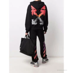 Off White Hoodie Black RED -Fusion Wear Shop 046c0aff