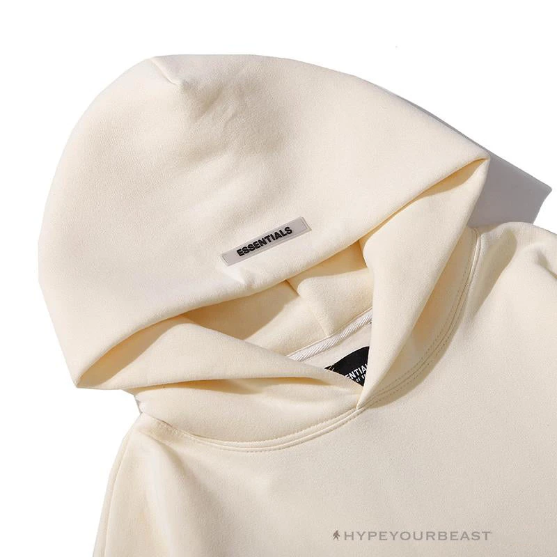 FOG Hoodie Reflective ‘ESSENTIALS’ Beige 3 FOG Hoodie Reflective ‘ESSENTIALS’ Beige - Image 3