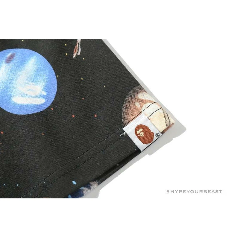 BAPE Shark Head Planet Tee Shirt 7 BAPE Shark Head Planet Tee Shirt - Image 7