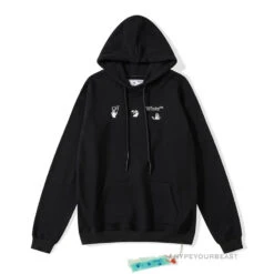 Off-White Green Hoodie - Black