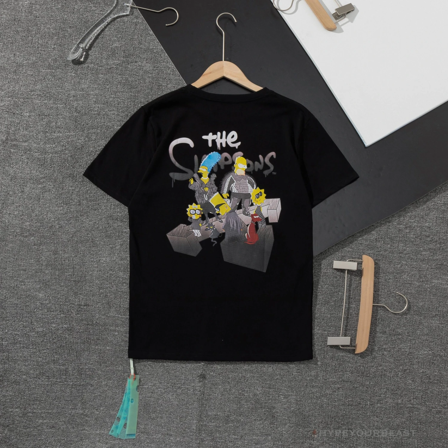 OFF-WHITE The Simpson Tee Shirt 'BLACK' 1 OFF-WHITE The Simpson Tee Shirt 'BLACK'