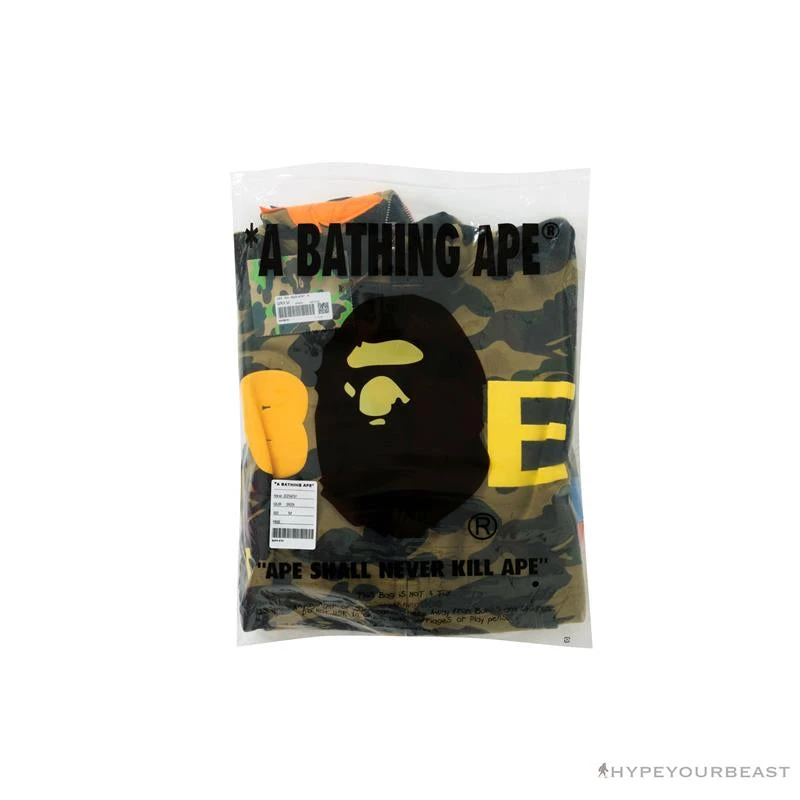 BAPE X Readymade Tiger Head Foam Camouflage Hoodie 'GREEN' 4 BAPE X Readymade Tiger Head Foam Camouflage Hoodie 'GREEN' - Image 4