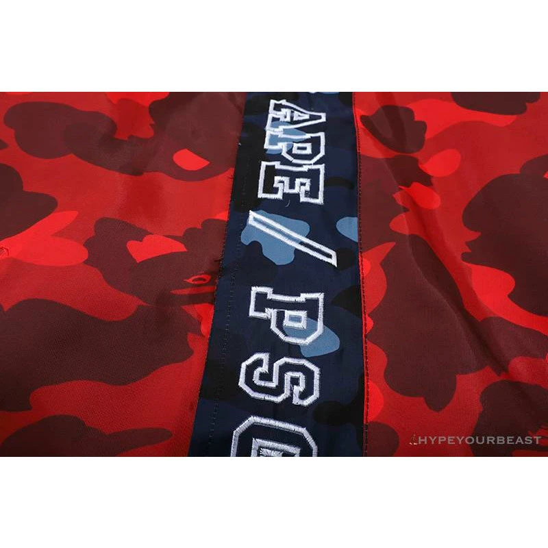 BAPE X PSG Paris Saint-Germain Camouflage Blue-Red Hoodie 5 BAPE X PSG Paris Saint-Germain Camouflage Blue-Red Hoodie - Image 5
