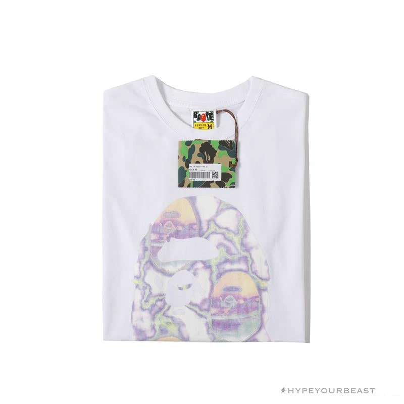 BAPE Great Ape Head Symphony Lightning Tee Shirt 'WHITE' 3 BAPE Great Ape Head Symphony Lightning Tee Shirt 'WHITE' - Image 3