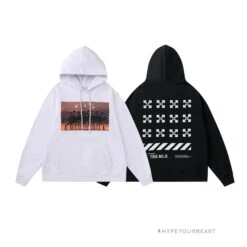 Off White Hoodie Flamingo - Black -Fusion Wear Shop 09c9392f