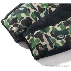 BAPE X FCRB Joint Double Zip Camouflage Hoodie 'GREEN' -Fusion Wear Shop 09f85d73