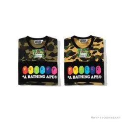 BAPE KIDS Color Ape Head Camouflage Tee Shirt 'GREEN' 10 BAPE KIDS Color Ape Head Camouflage Tee Shirt 'GREEN' -Fusion Wear Shop 0b91f99e
