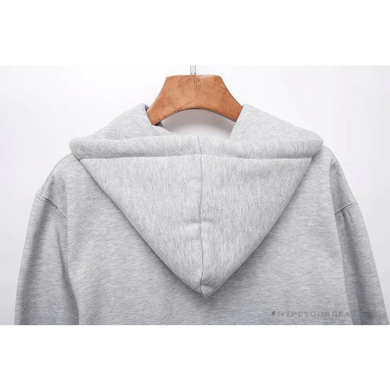 BAPE X Bathing Ape Head Hoodie 'GREY' 8 BAPE X Bathing Ape Head Hoodie 'GREY' - Image 8