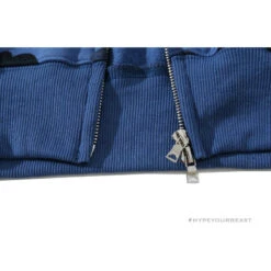 BAPE Camo Hoodie Shark Head 'NAVY BLUE' -Fusion Wear Shop 0d6aa66d