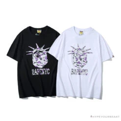 BAPE NYC New York Limited Purple Camouflage Ape Head Tee Shirt 'WHITE' -Fusion Wear Shop 0eb57bab 45eb3ae0 6701 40b0 b102 d522f454e426