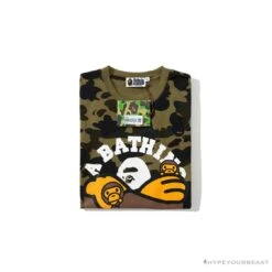 BAPE KIDS Elbow Hug Gorilla Camouflage Tee Shirt 'GREEN' 9 BAPE KIDS Elbow Hug Gorilla Camouflage Tee Shirt 'GREEN' -Fusion Wear Shop 0ed61402