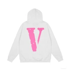 Vlone Hoodie White Pink -Fusion Wear Shop 0f01c2c5copy