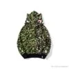 BAPE X UNKLE Camouflage Green Belt Ear Hoodie