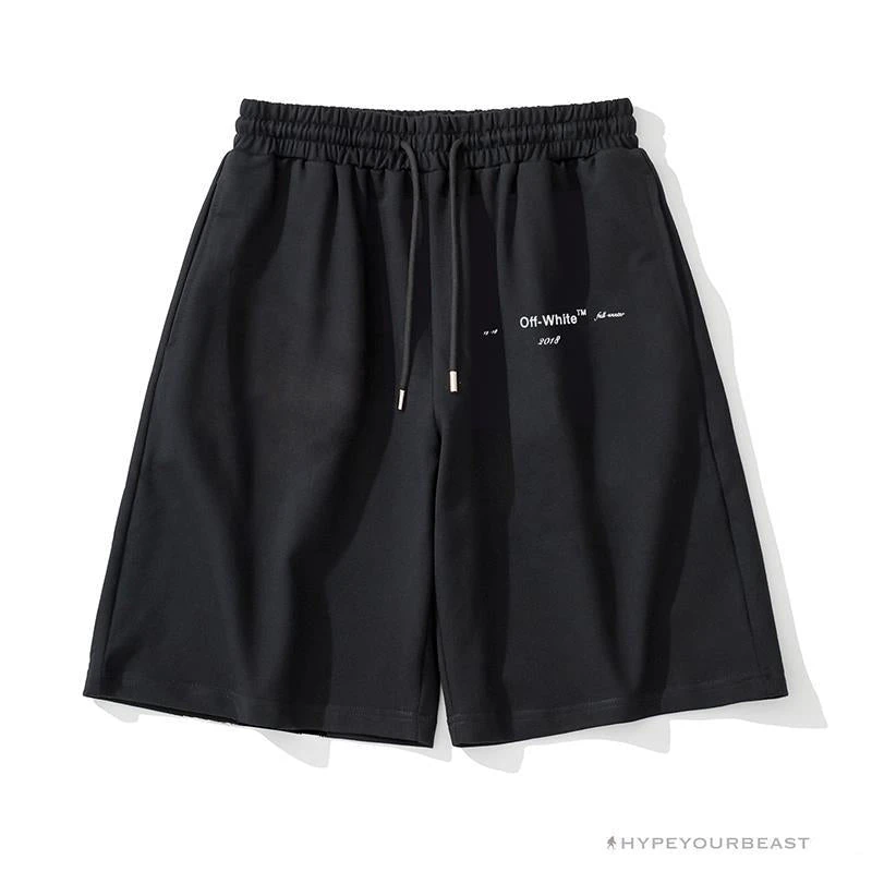 OFF-WHITE Dimensional Sketch Shorts 'BLACK' 2 OFF-WHITE Dimensional Sketch Shorts 'BLACK' - Image 2