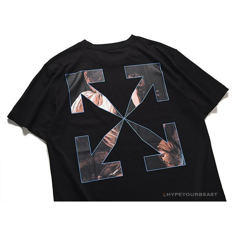OFF-WHITE New Limited Religious Tee Shirt 'BLACK' 10 OFF-WHITE New Limited Religious Tee Shirt 'BLACK' - Image 10