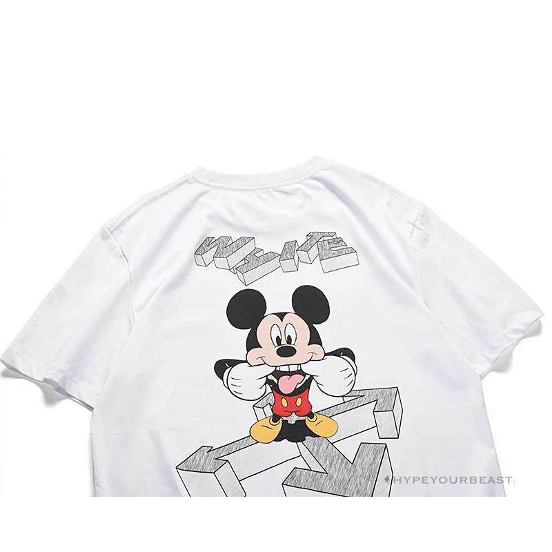 OFF-WHITE Mickey Bluff Face Tee Shirt 'WHITE' 10 OFF-WHITE Mickey Bluff Face Tee Shirt 'WHITE' - Image 10