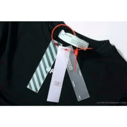 OFF-WHITE Classic Basic Cotton Terry Round Long Sleeve Shirt 'BLACK' -Fusion Wear Shop 10 8a38d276 80e3 4771 b714 64150e43955a