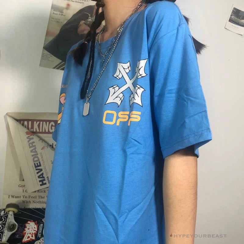 OFF-WHITE Jerry Move Faster Tee Shirt 'BLUE' 18 OFF-WHITE Jerry Move Faster Tee Shirt 'BLUE' - Image 18