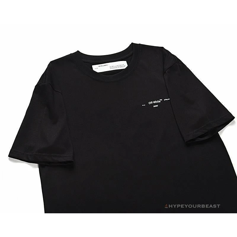 OFF-WHITE Monet Tee Shirt 'BLACK' 3 OFF-WHITE Monet Tee Shirt 'BLACK' - Image 3