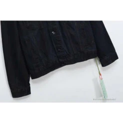 OFF-WHITE Autumn And Winter New ️Back Blue Arrow Wash Denim Jacket -Fusion Wear Shop 12 2cd1245b c05b 4a15 adad bf30770206ef