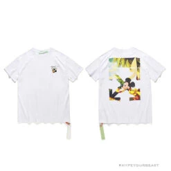 OFF-WHITE Disney Spring X Summer Mickey With Pluto Tee Shirt 'WHITE' -Fusion Wear Shop 12copy 2b2b08e5 0df4 446d 9a27 85778a646000