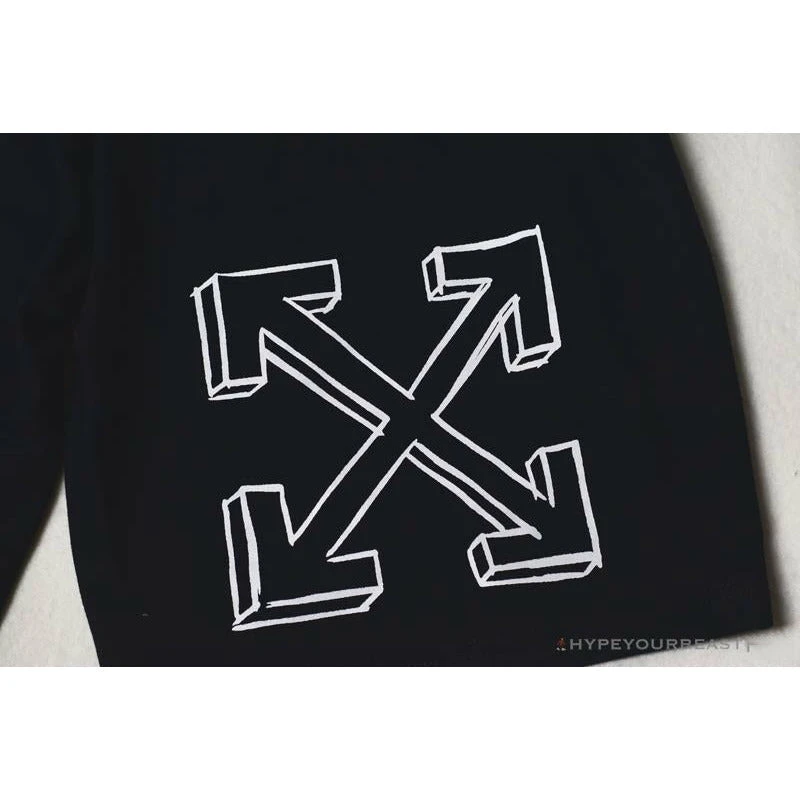 OFF-WHITE Dimensional Sketch Shorts 'BLACK' 6 OFF-WHITE Dimensional Sketch Shorts 'BLACK' - Image 6