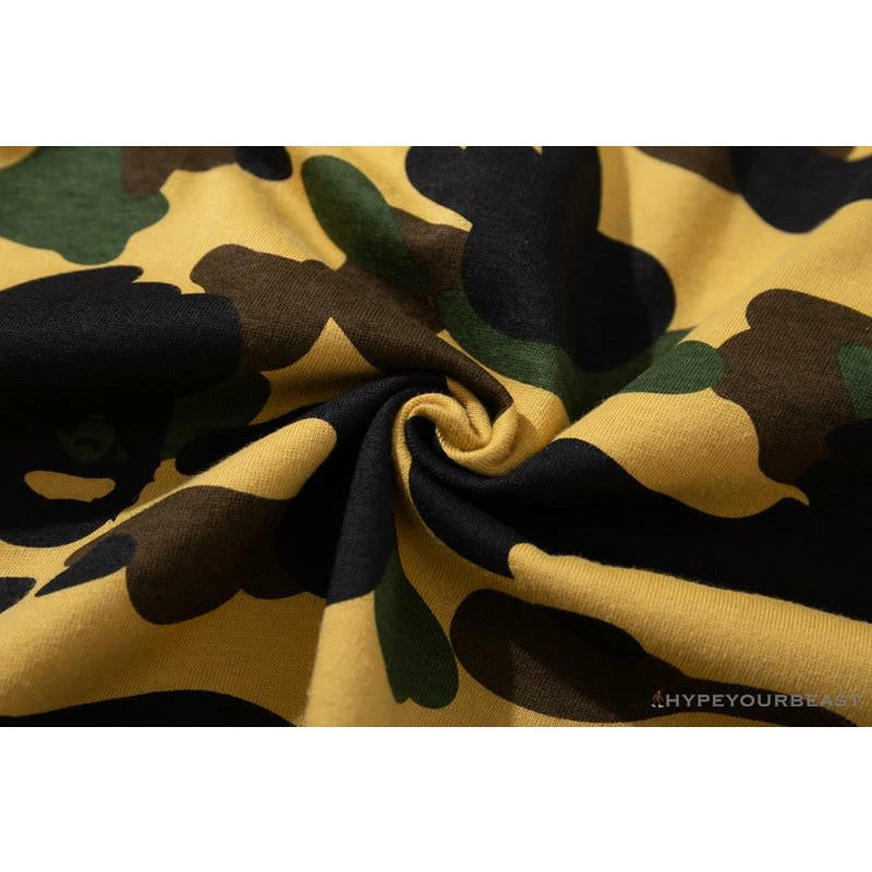 BAPE KIDS Color Ape Head Camouflage Tee Shirt 'YELLOW' 9 BAPE KIDS Color Ape Head Camouflage Tee Shirt 'YELLOW' - Image 9