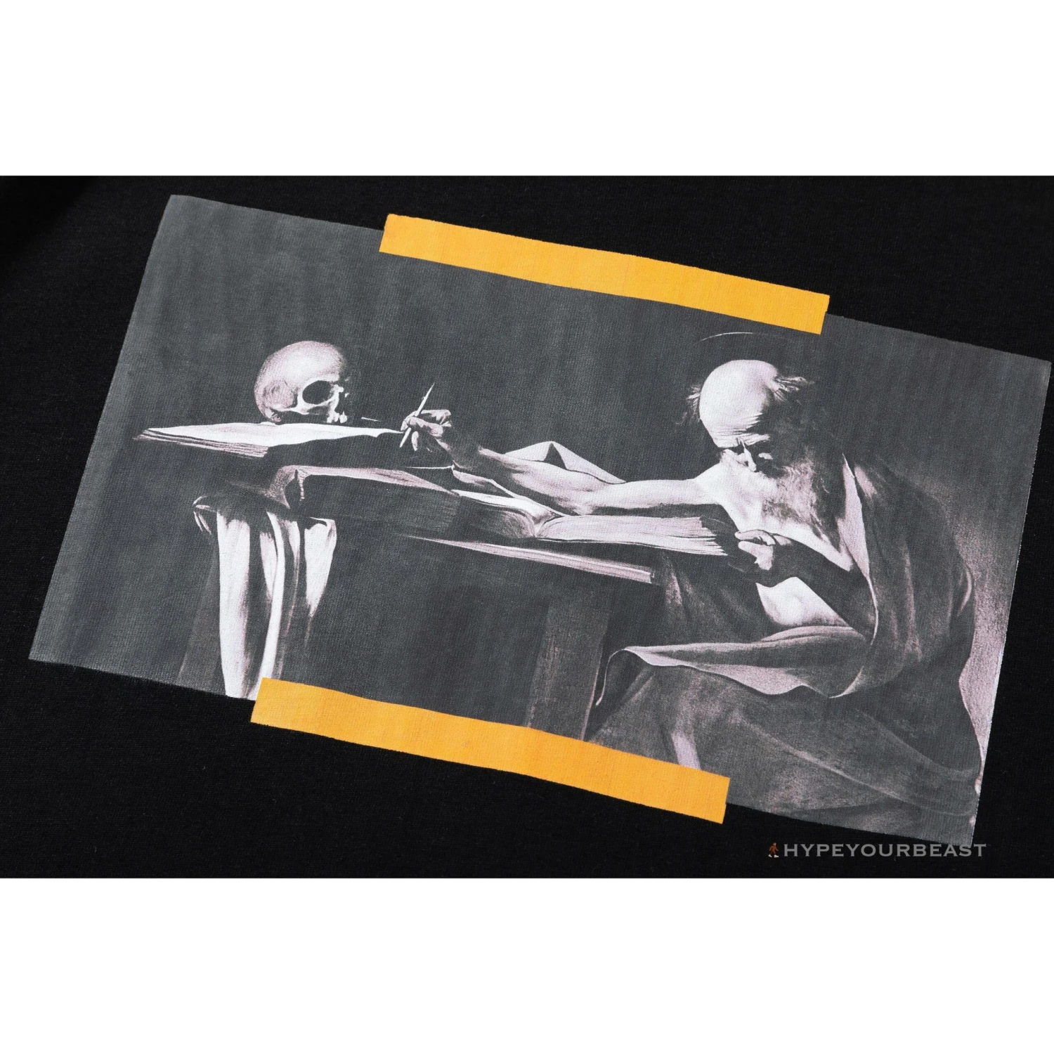 OFF-WHITE Orange Hand Tee Shirt 'BLACK' 4 OFF-WHITE Orange Hand Tee Shirt 'BLACK' - Image 4