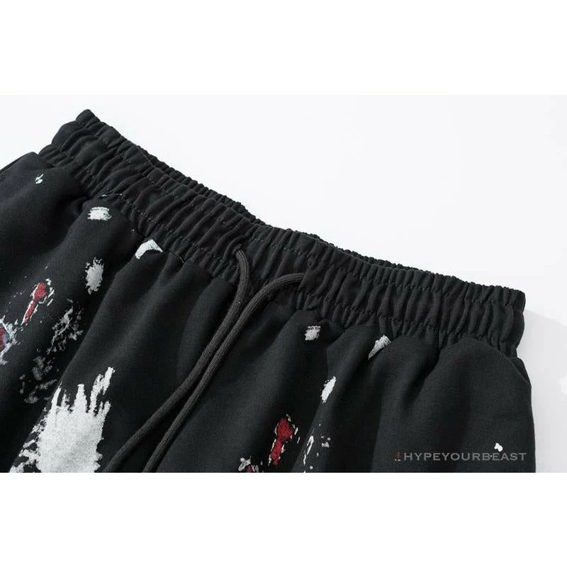 OFF-WHITE Hot Starry Sky Fireworks Shorts 'BLACK' 3 OFF-WHITE Hot Starry Sky Fireworks Shorts 'BLACK' - Image 3