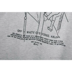 OFF-WHITE Hand-Painted Utility Pole Worker Hoodie 'GREY' -Fusion Wear Shop 15 f9a29713 78e9 4b03 914c 2e50b35d37abcopy