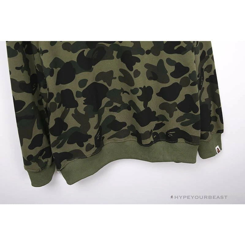 BAPE Classic Ape Head Embroidered Camouflage Long Sleeve Shirt 'GREEN' 5 BAPE Classic Ape Head Embroidered Camouflage Long Sleeve Shirt 'GREEN' - Image 5