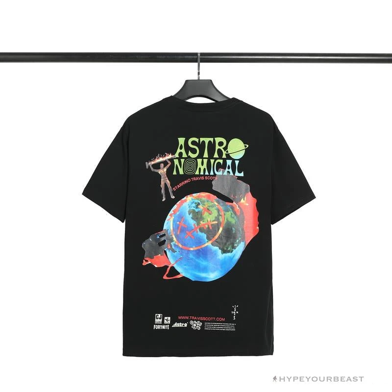 OFF-WHITE Travis Scott Cactus Jack Kakty Comek Tee Shirt 'BLACK' 2 OFF-WHITE Travis Scott Cactus Jack Kakty Comek Tee Shirt 'BLACK' - Image 2