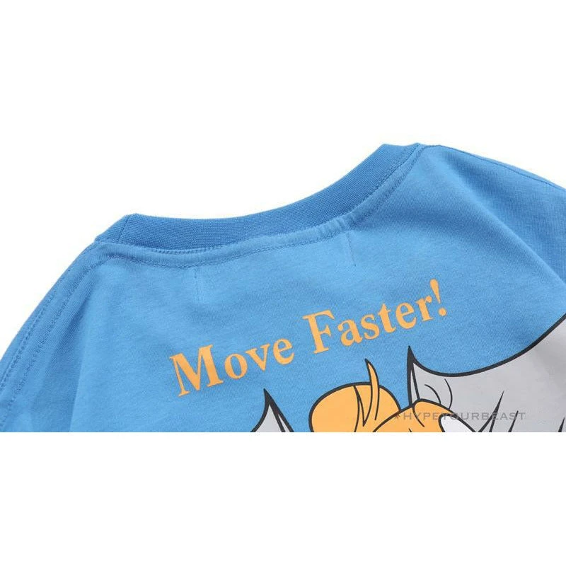 OFF-WHITE Jerry Move Faster Tee Shirt 'BLUE' 6 OFF-WHITE Jerry Move Faster Tee Shirt 'BLUE' - Image 6