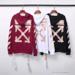 OFF-WHITE Rubber Strip Arrow Hoodie 'WHITE' -Fusion Wear Shop 18 943fd946 348c 4b9b a0ab 7768e2311124copy