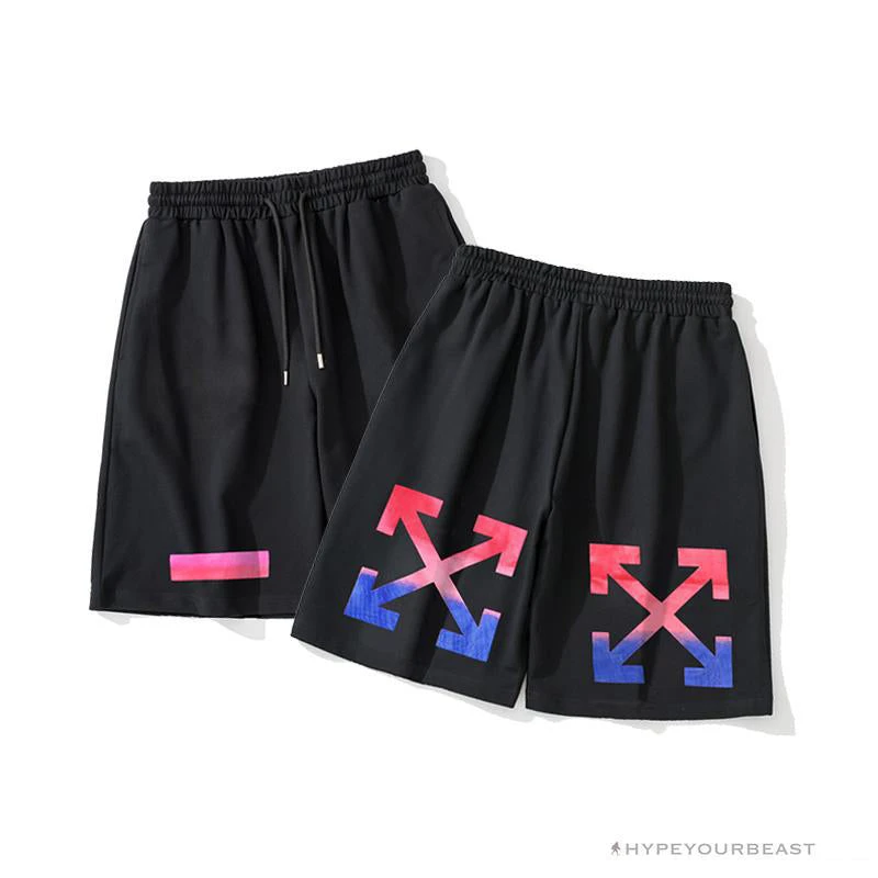 OFF-WHITE Gradient Series Shorts 'BLACK' 7 OFF-WHITE Gradient Series Shorts 'BLACK' - Image 7