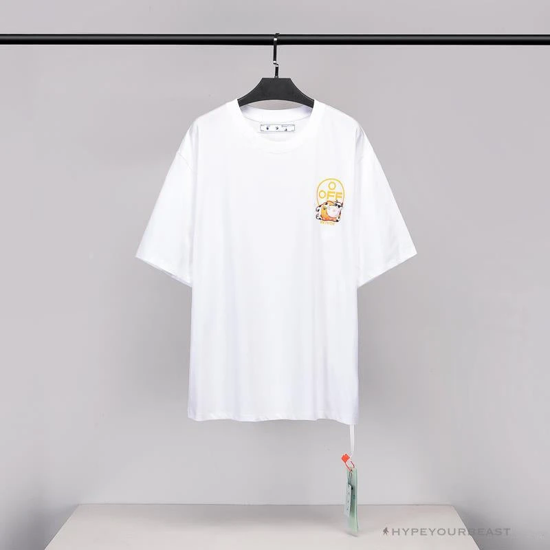 OFF-WHITE Hawaiian Cow Arrow Tee Shirt "WHITE' 1 OFF-WHITE Hawaiian Cow Arrow Tee Shirt "WHITE'