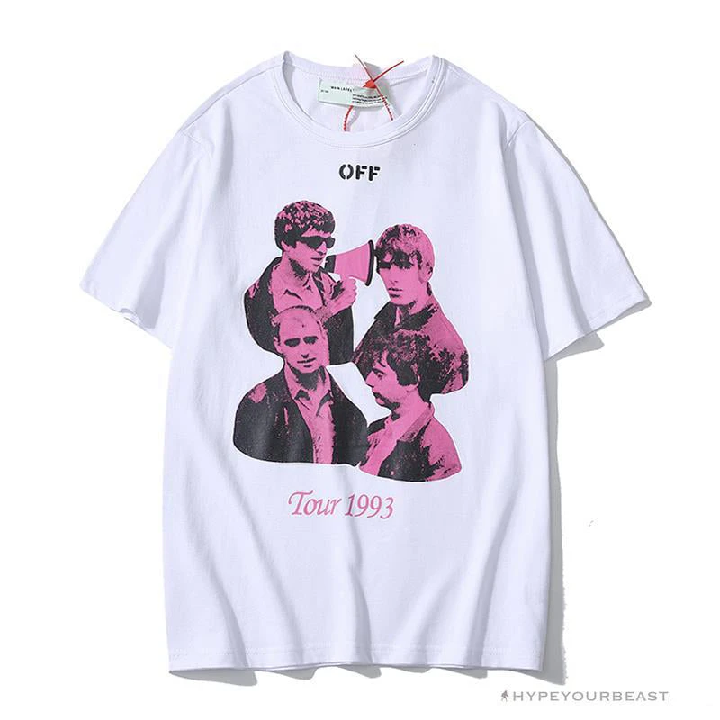 OFF-WHITE CO VIRGIL ABLOH Portrait Tee Shirt 'WHITE' 1 OFF-WHITE CO VIRGIL ABLOH Portrait Tee Shirt 'WHITE'