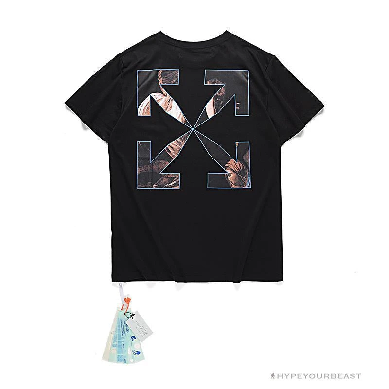 OFF-WHITE New Limited Religious Tee Shirt 'BLACK' 2 OFF-WHITE New Limited Religious Tee Shirt 'BLACK' - Image 2