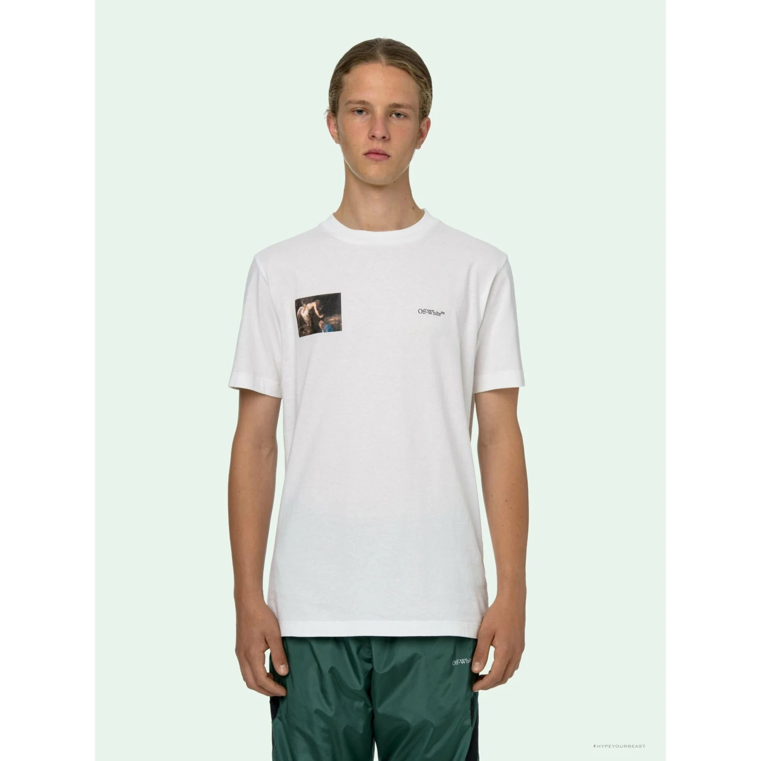 OFF-WHITE New Limited Religious Tee Shirt 'WHITE' 4 OFF-WHITE New Limited Religious Tee Shirt 'WHITE' - Image 4