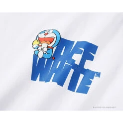 OFF-WHITE Doraemon Stereo Arrow Tee Shirt WHITE -Fusion Wear Shop 1 459d9b32 3e3f 44a4 b0a5 7782f4052fe5copy
