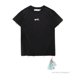 OFF-WHITE Mickey Bluff Face Tee Shirt 'BLACK'