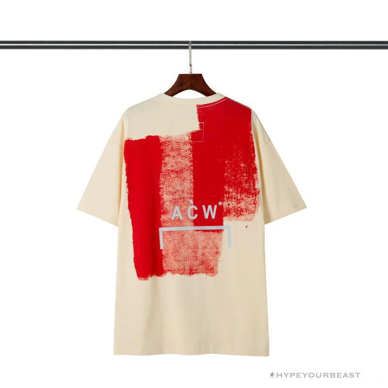 OFF-WHITE ACW Digital Print Tee Shirt 'BEIGE' 2 OFF-WHITE ACW Digital Print Tee Shirt 'BEIGE' - Image 2