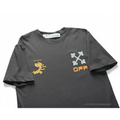 OFF-WHITE Jerry Move Faster Tee Shirt 'GREY' -Fusion Wear Shop 1 845572ad 7302 4690 8e5b e5d34719e1b8copy