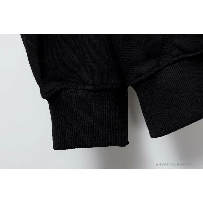 OFF-WHITE New Madonna Painting Cotton Terry Long Sleeve Shirt 'BLACK' 9 OFF-WHITE New Madonna Painting Cotton Terry Long Sleeve Shirt 'BLACK' - Image 9