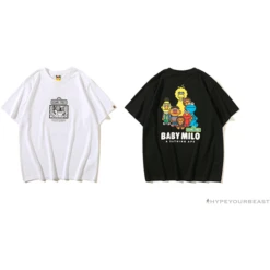 BAPE Baby Milo Sesame Street Plain Tee Shirt 'WHITE' -Fusion Wear Shop 1 8a9aa904 ba57 45ab 84cd 57b45e03d8ae
