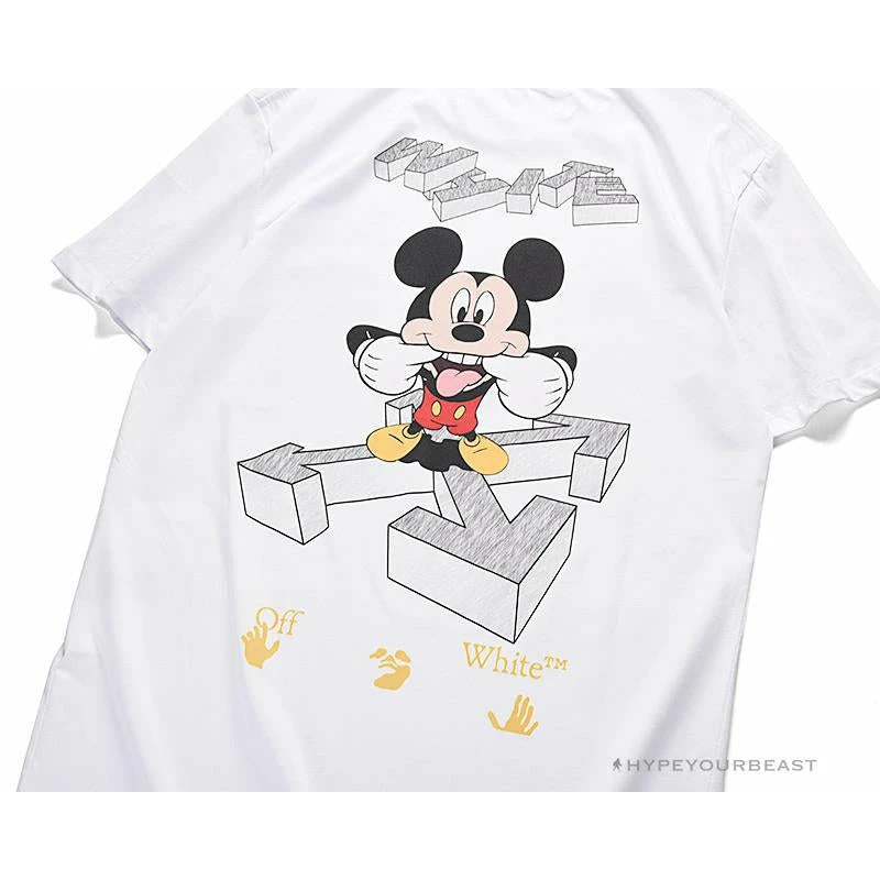 OFF-WHITE Mickey Bluff Face Tee Shirt 'WHITE' 11 OFF-WHITE Mickey Bluff Face Tee Shirt 'WHITE' - Image 11